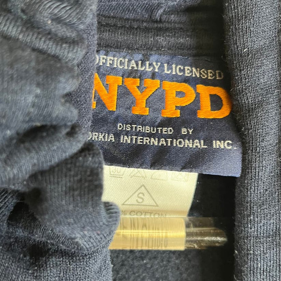 NYPD New York Police Dept Official Hoodie Sweatshirt - Picture 8 of 9